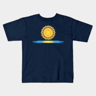 Summer Sun Mandala Kids T-Shirt